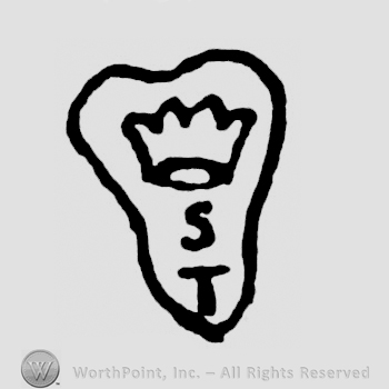 A shield with a crown and the initials S T