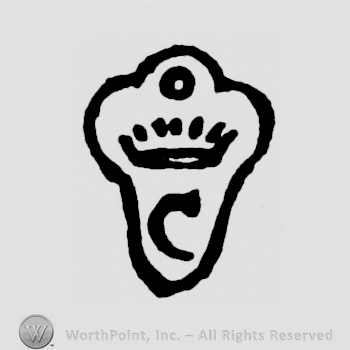 A shield with a C and a crown