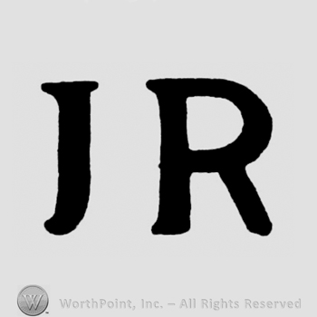 The initials J R in uppercase