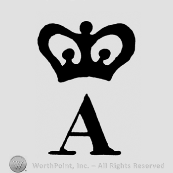 A crown above an uppercase A