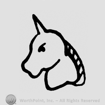 An unicorn head