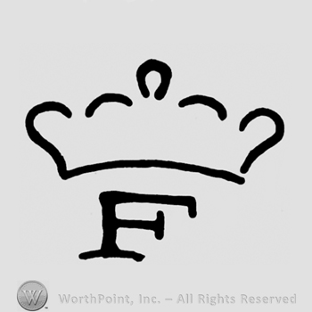A crown above an uppercase F