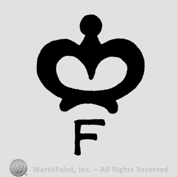 A crown above an uppercase F