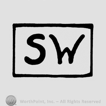 The initials S W inside a rectangle