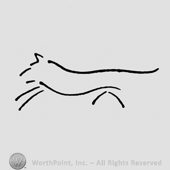 The figure of a wolf