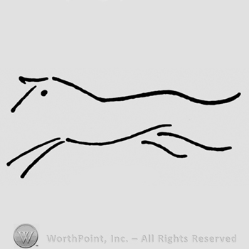 The figure of a wolf