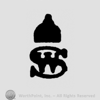The initials W S overlapping under a helmet shape