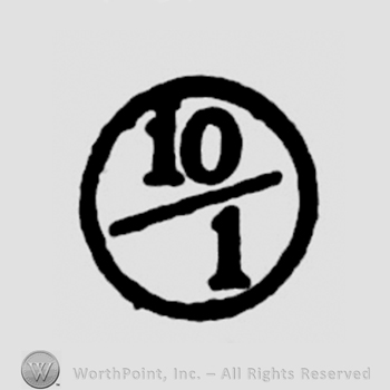 A circle with the numbers 10 / 1