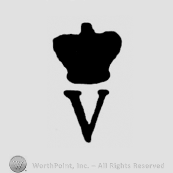 A crown above an uppercase V