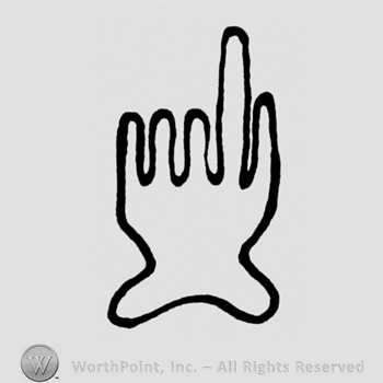 A hand ponting with the index