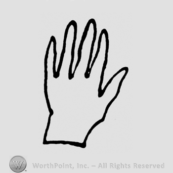 A hand open