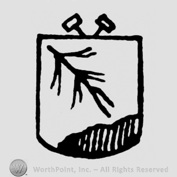 A shield with the image of a branch