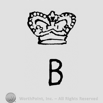 A crown above an uppercase B