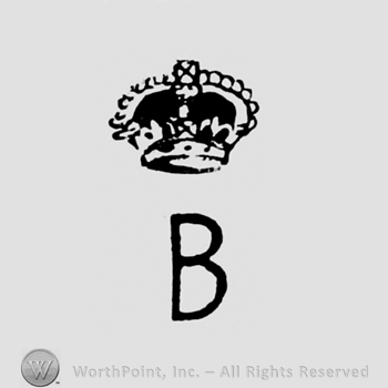 A crown above an uppercase B