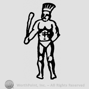 A man holding a club