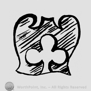 A shield with a clubs