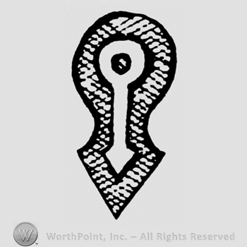 A circle with an arrow