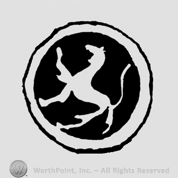 An animal inside a circle