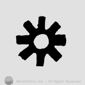 A star shape with eight corners