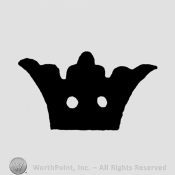 A crown with two dots