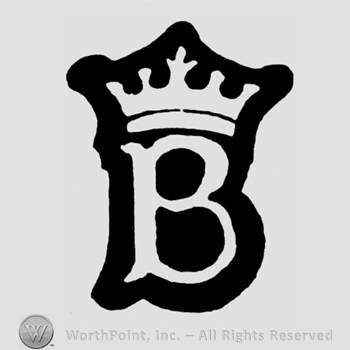 A crown above an uppercase B and the number 1765
