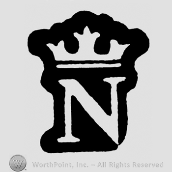 A crown above an uppercase N and the number 1776