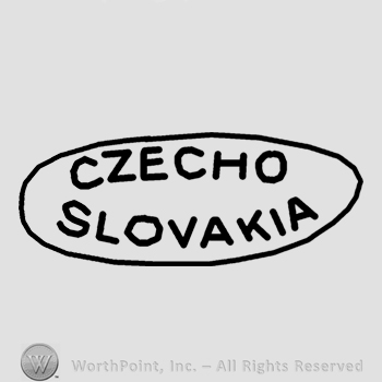 Czecho Slovakia written inside an oval.