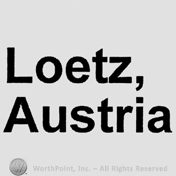 Loetz Austria written.