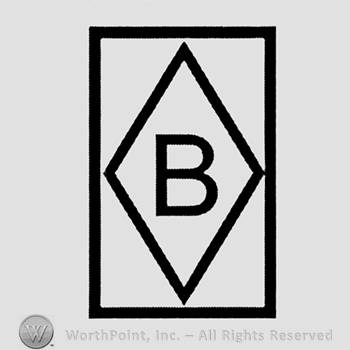 B and a diamond inside a rectangle.