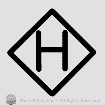 Letter H inside a diamond.