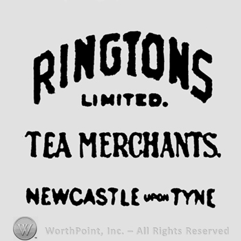 Ringtons Limited Tea Merchants Newcastle Tyne written.