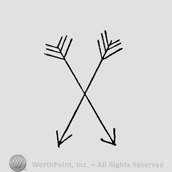 Two crossed arrows.