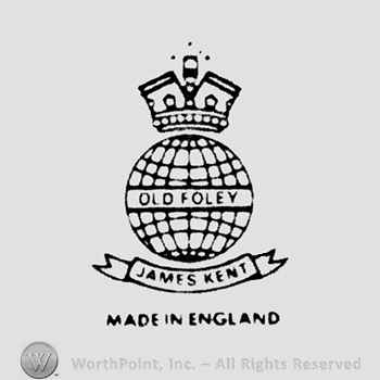 Earth in the middle with Old Foley inside;Crown on top;James Kent on a ribbon below.