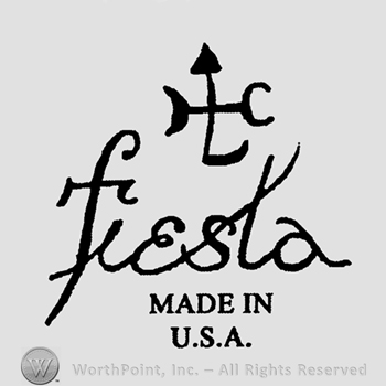 Cross on top;Fiesta Made in USA written below.