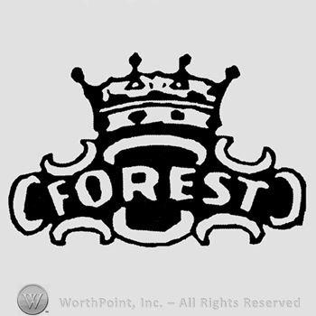 Word Forest and a crown on top.