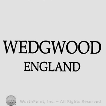 Wedgwood England written.