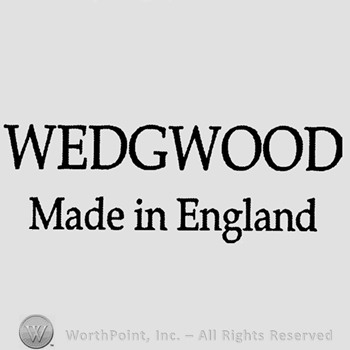 Wedgwood Made in England written.