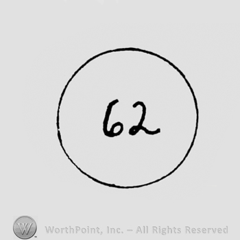 number 62 inside a circle
