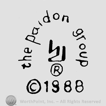 The Paidon Group written on top;1988 at the bottom.