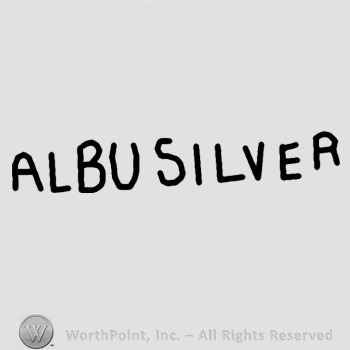 Albu silver written.