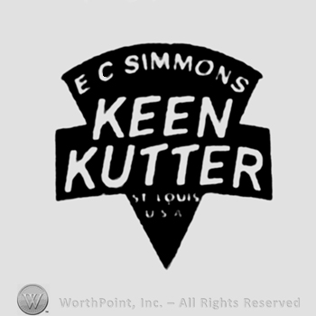 EC Simmons Keen Kutter written inside symbol.