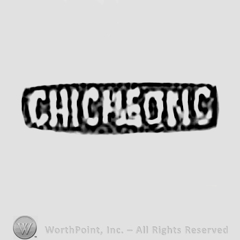 Word CHICHEONG.This mark indicates a possible working relationship with Chi
Cheong of Hong Kong.