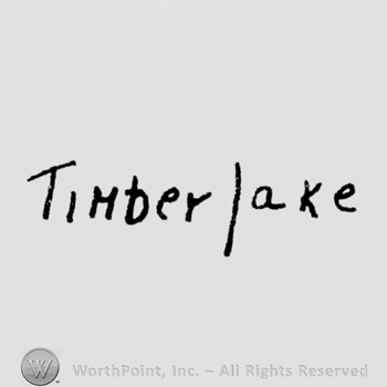 writing TIMBERLAKE, both handwritten letters and capital letters, L look like a vertical line