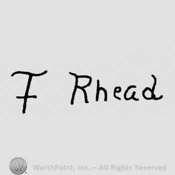 F Rhead, "F" is larger then "R"