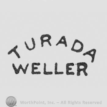 curved writing above TURADA, straight writing under WELLER
