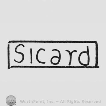 SICARD written inside a rectangle