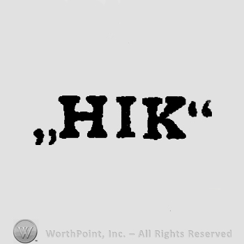Letters HIK in uppercase.