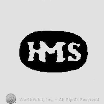 Letters HM in uppercase and capital S.