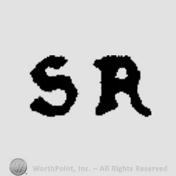Letters SR in uppercase.