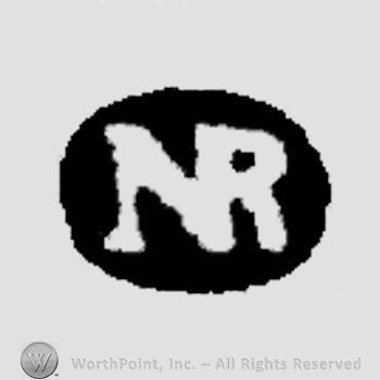 Letters IS in uppercase, overlapped.